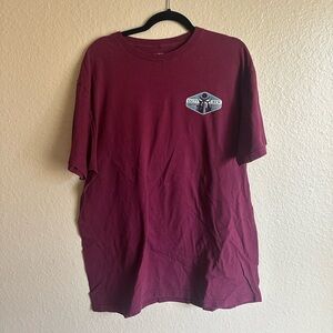 Salty Crew Men's Burgundy Short Sleeve Tee